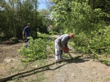 Terénne úpravy v okolí klubových priestorov