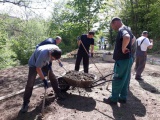 Terénne úpravy v okolí klubových priestorov